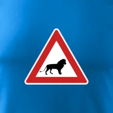 Dopravní značka - Pozor lev