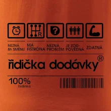 Čárový kód - řidička dodávky