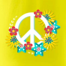 Peace symbol abstraktní