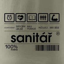 Čárový kód sanitář