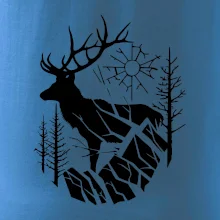 Jelen v lese křivky