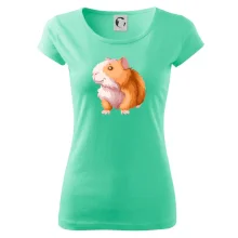 Morče - kreslené, bílo oranžové