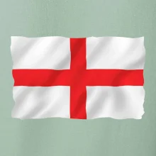 Anglická vlajka vlající