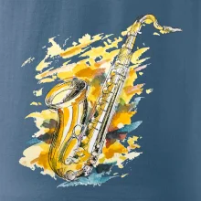 Saxofon malovaný