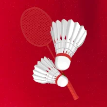 Badminton - pálka a košík