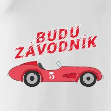 Budu závodník červené staré auto