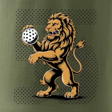 Floorball lev stojící a číslo