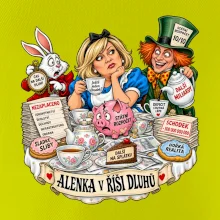 Alenka v říši dluhů čajový dýchánek státního rozpočtu