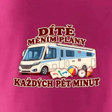 Dítě měním plány každých pět minut integrovaný obytňák