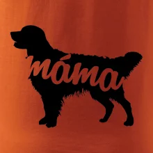 Zlatý retrívr máma obrys