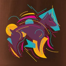 Pes abstrakce hubený