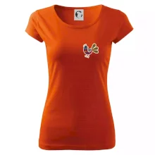 Folklor na prsu slepice