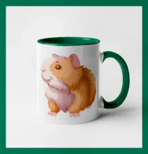 Morče - kreslené, bílo oranžové