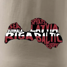 Mapy - názvy měst - Lotyšsko