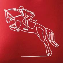 Jízda na koni jedním tahem