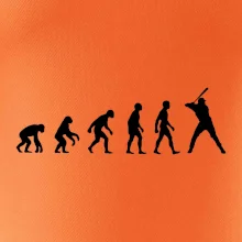 Evoluce baseball pálkař nápřah