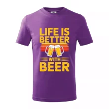 Life is better with beer - oranžové