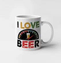 I love beer - palivoměr