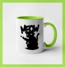 Meow kočka se zbraní