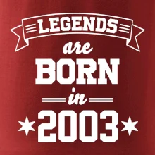 Legends are born in 2003