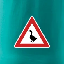 Dopravní značka - Pozor husa