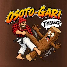 Osoto gari timber judo