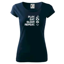 Play Eat Sleep Repeat badminton
