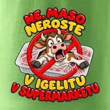 Maso neroste v igelitu v supermarketu