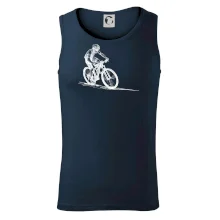MTB kreslený cyklista MTB kreslený cyklista