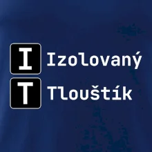 IT Nápis Izolovaný Tlouštík