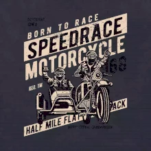 Speedrace motrcycle half mile