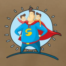 Táta superman - kluk a kluk