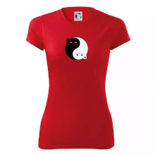 Kočky jin jang barevné