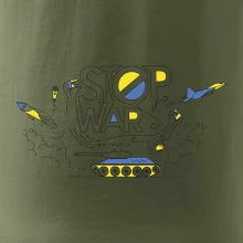 Stop war - Ukrajinské barvy