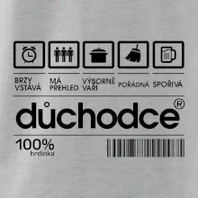 Čárový kód důchodce