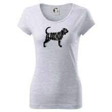 Bloodhound nápis v těle