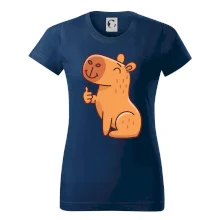 Kapybara s palcem nahoru