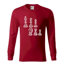 Šachové figurky kreslené