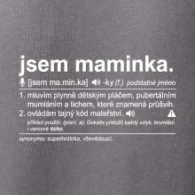 Jsem maminka. Mluvím plynně dětským pláčem bíle