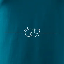 Kočka linka kreslená