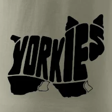 Jorkšírský teriér - Yorkie - Nápis v těle