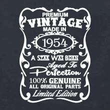 Vintage Etiketa - 1954