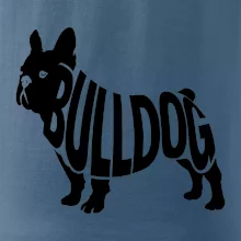 Bulldog  nápis v těle