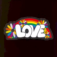 Love s duhou v pozadí