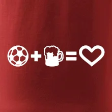 Míč, pivo, srdce