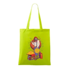 Horník těží bitcoiny