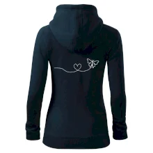 Dráha letu motýla - srdce