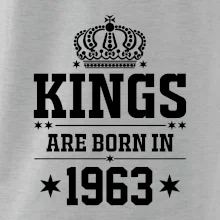 Kings are born in 1963