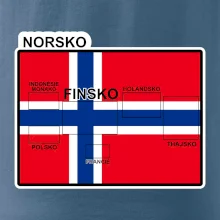 Norsko vlajka další státy