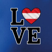 Love Rakouská vlajka